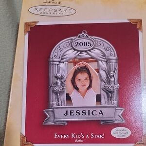 Hallmark Keepsake Silver Ballet Ornament Frame